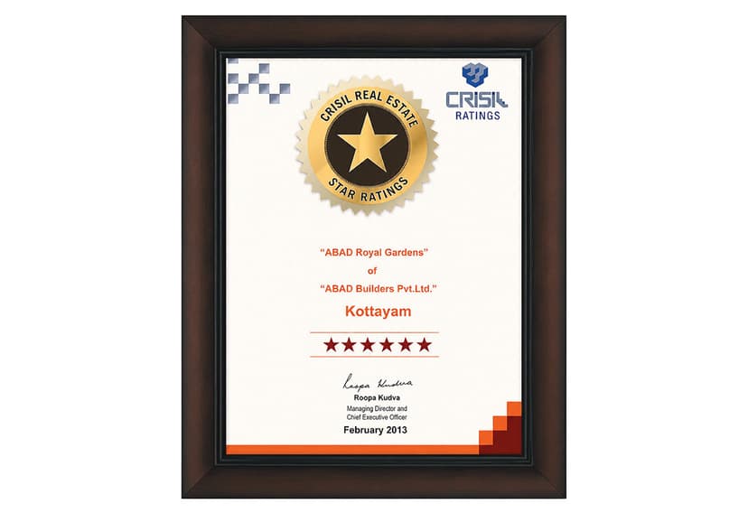 CRISIL Real Estate Star Ratings CRISI RATINGS February - 2013