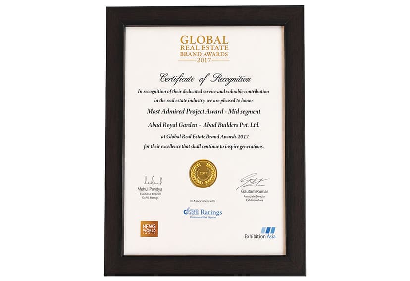 Global Real Estate Brand Awards - 2017